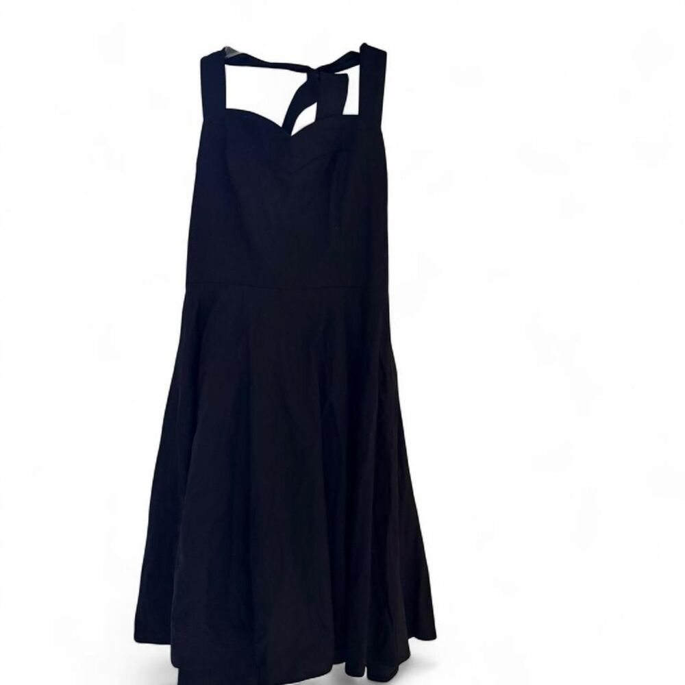 Pin up inspired Women's Black Dress